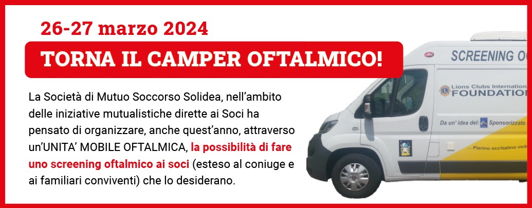 Torna il Camper Oftalmico!